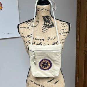 Leather crossbody purse